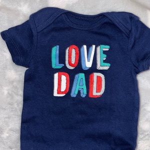 “Love Dad” Onesie